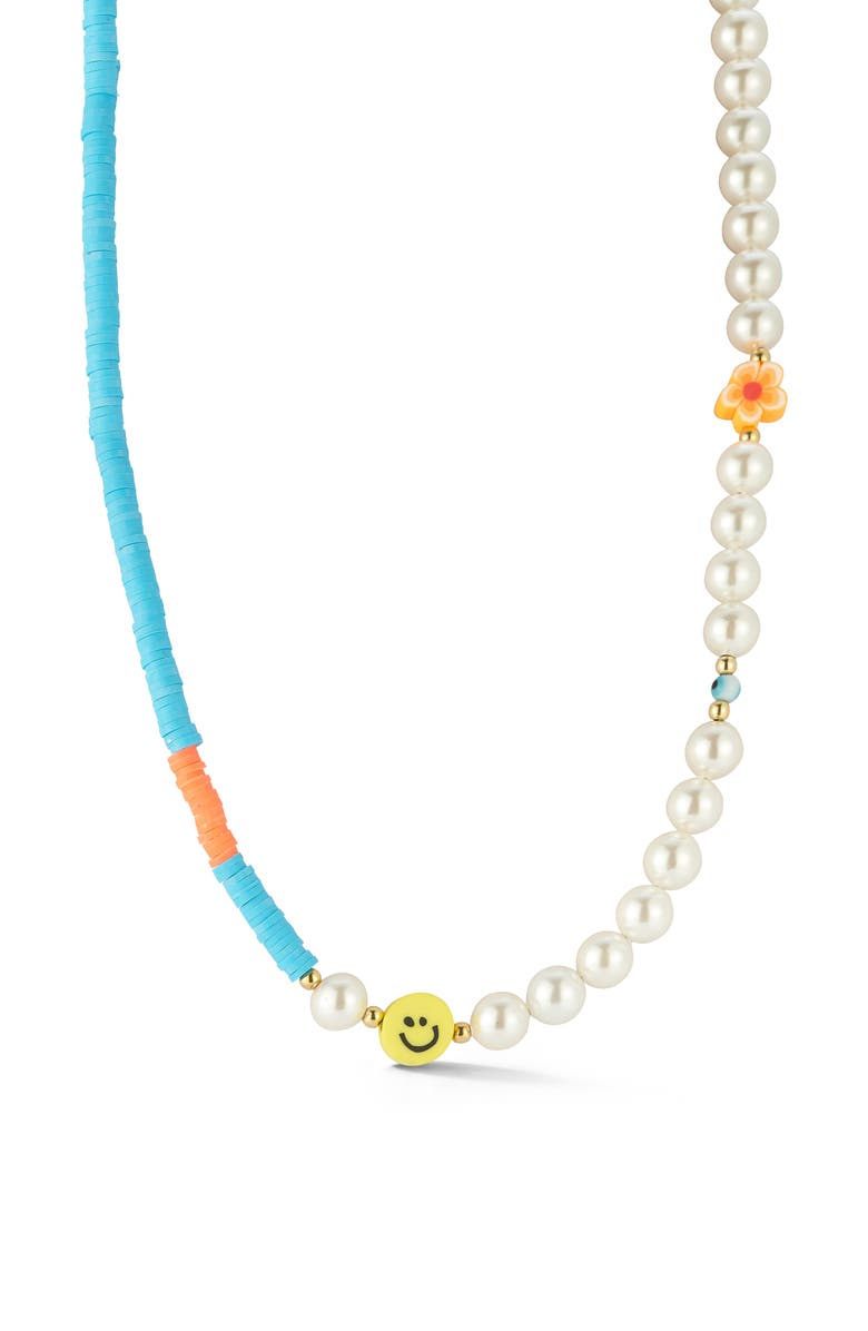 SPHERA MILANO Freshwater Pearl Necklace, Main, color, 