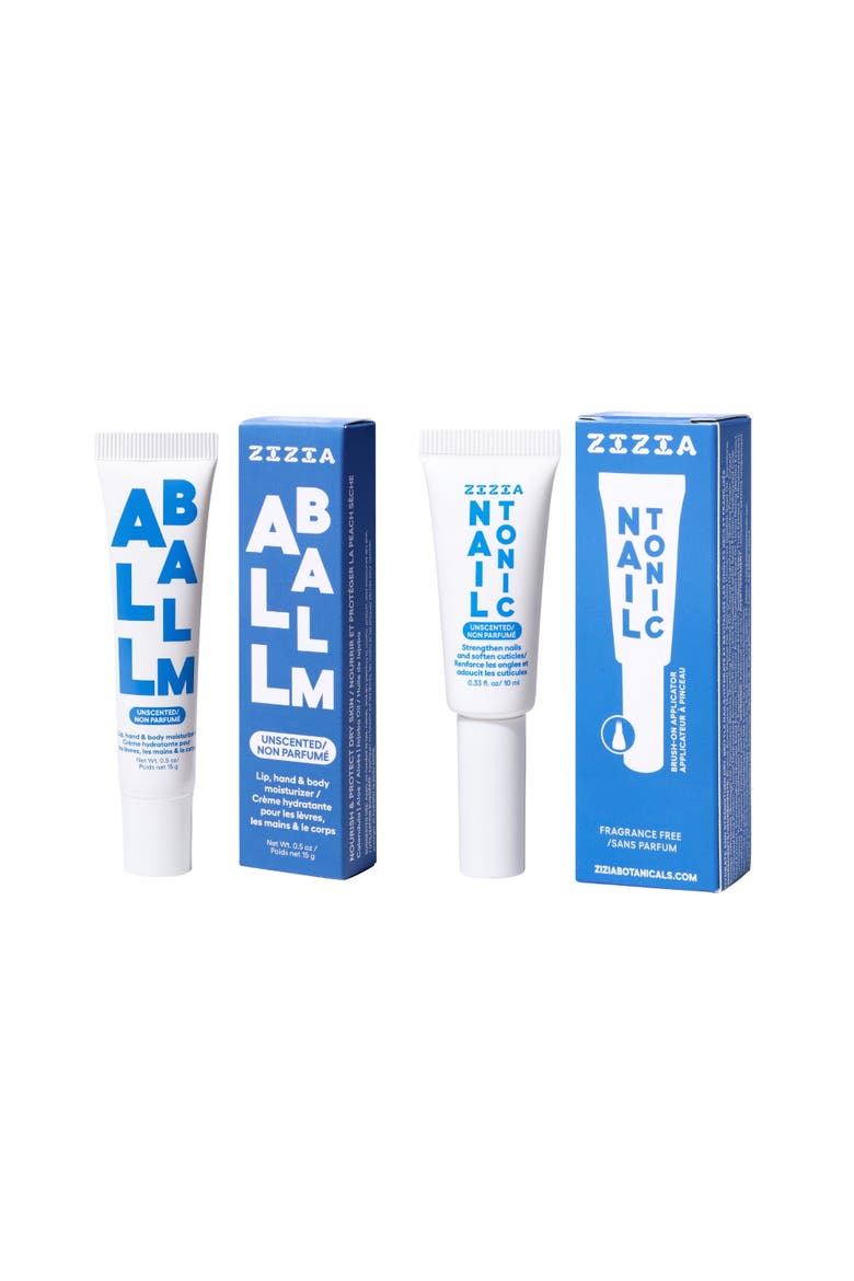 Unscented All Balm Tube + Unscented Nail Tonic, Main, color, None