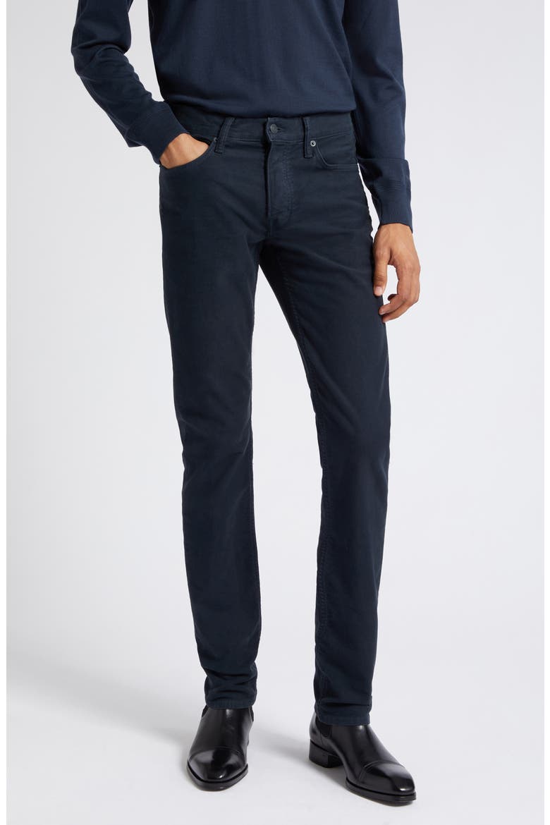 Moleskin Slim Fit Five-Pocket Pants, Main, color, INDIGO