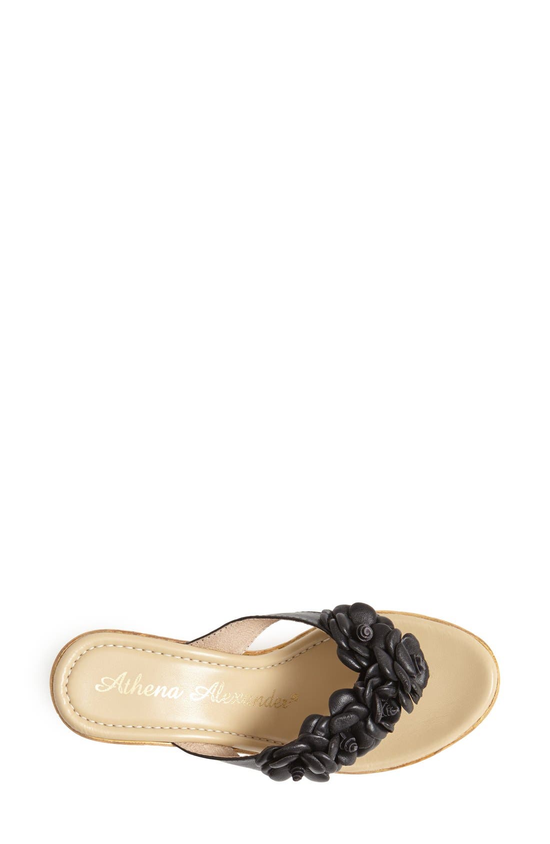 Athena Alexander 'Corra' Platform Wedge Sandal, Alternate, color, 