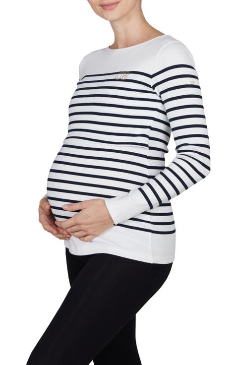 Benodet Maternity and nursing sailor shirt