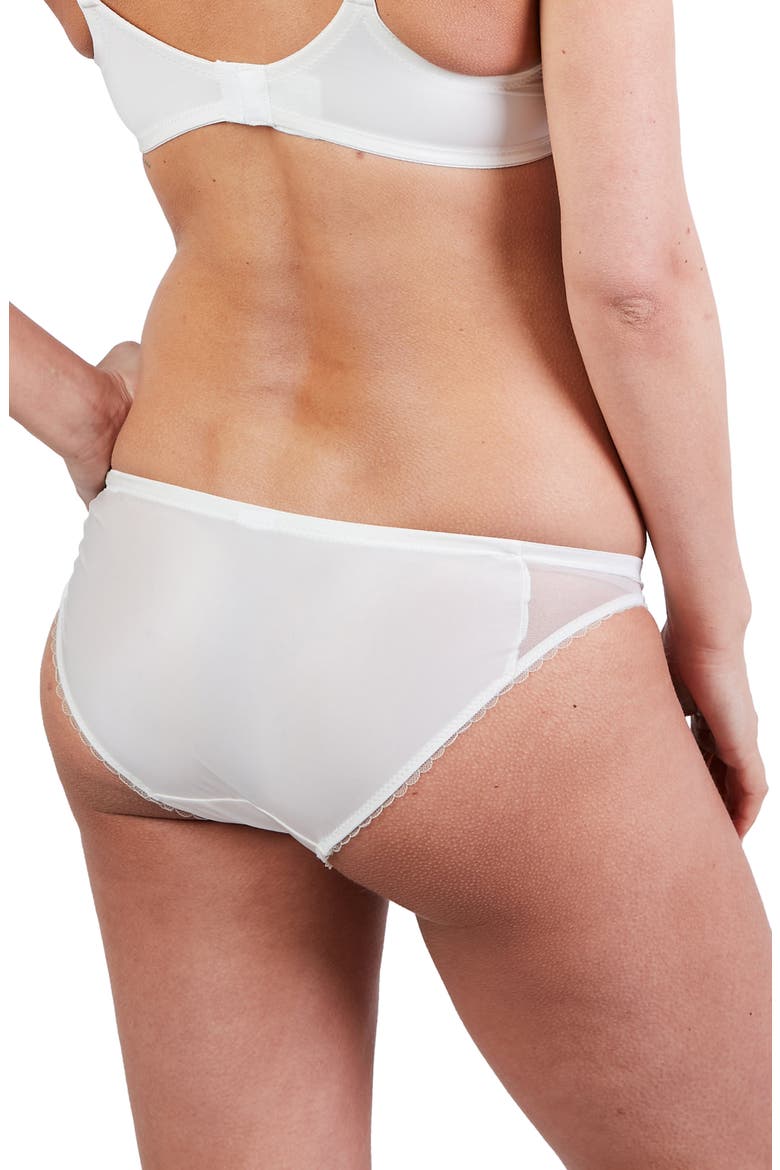 Louise Embroidered Maternity Briefs, Alternate, color, IVORY