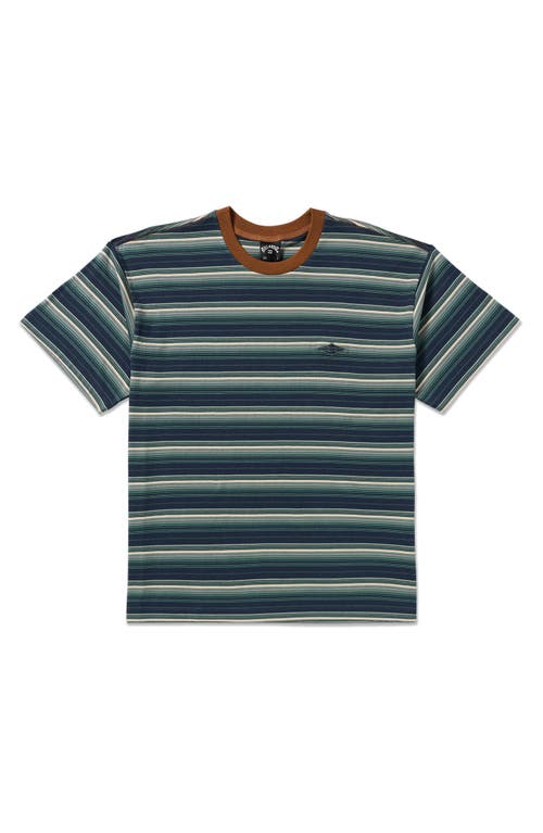 Billabong Baxter Stripe T-shirt In Multi