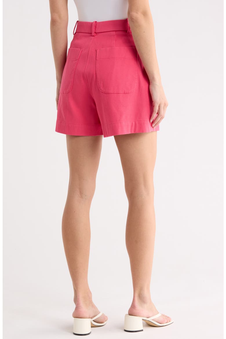 SPANXsupersmooth™ Stretch Twill Shorts, Alternate, color, TULIP