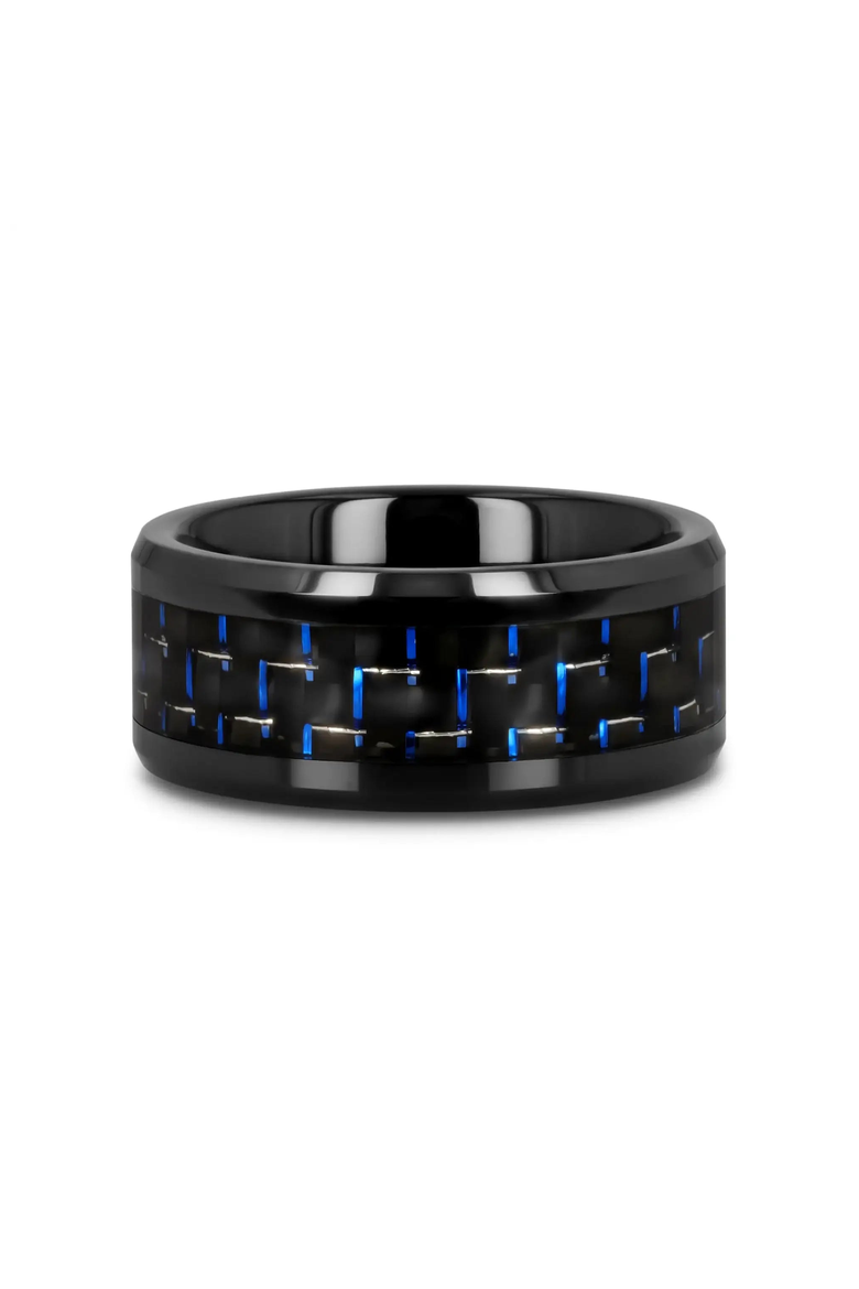 AVITUS Carbon Fiber Inlay Beveled Ceramic Ring, Main, color, 4mm