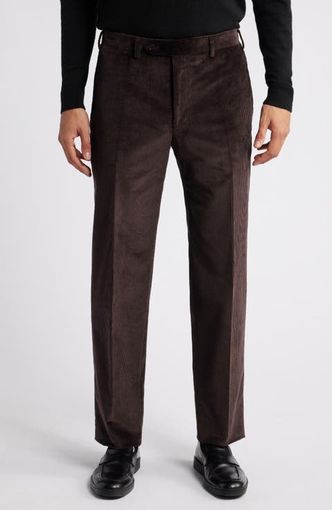 Stretch Cotton Corduroy Trousers