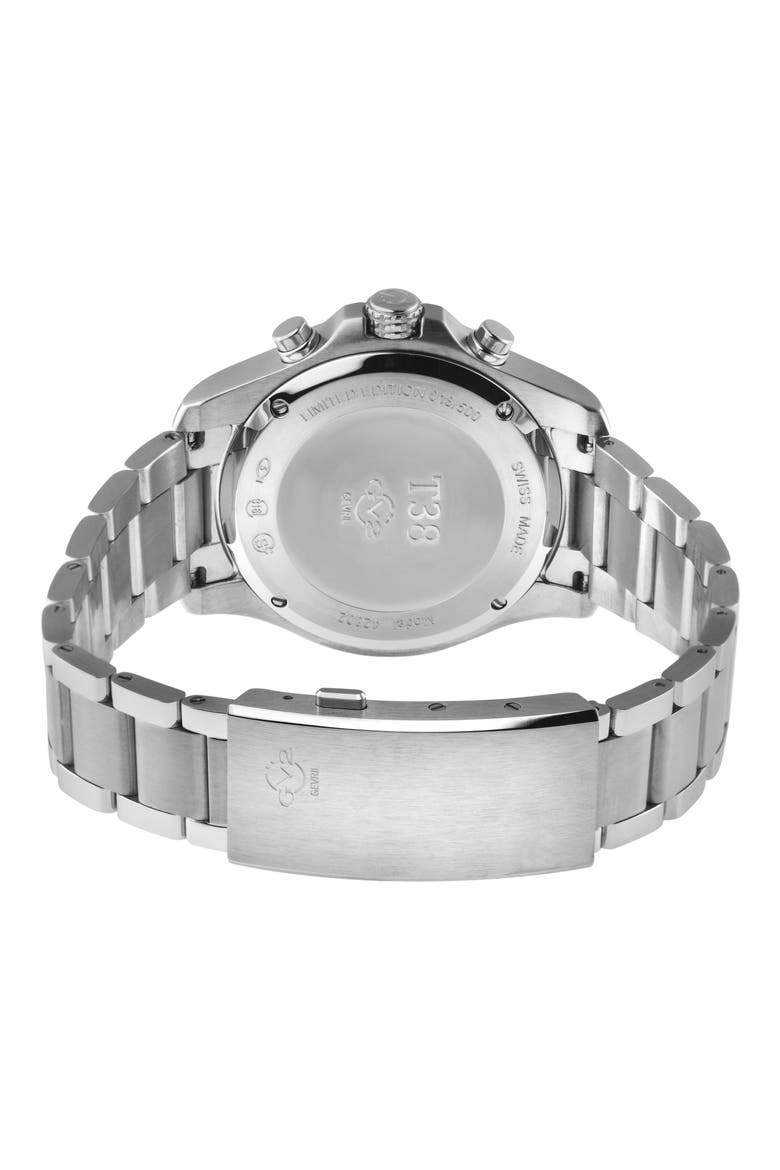 T38 Bracelet Watch, 45mm, Alternate, color, STAINLESS STEEL/GREEN