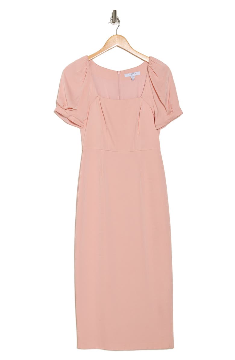LK Bennett Paige Sheath Dress, Alternate, color, Pale Pink
