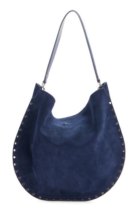 Oskan Suede Hobo Bag
