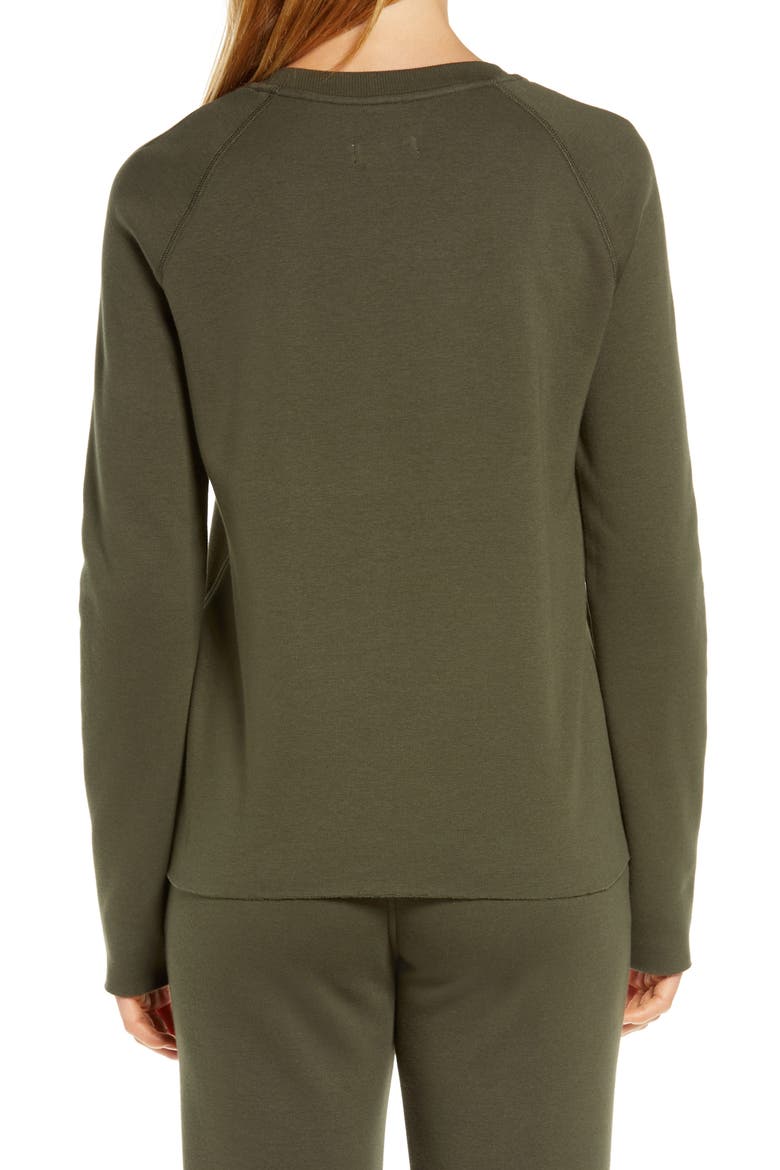 Hallidie Fleece Pullover, Alternate, color, OLIVE