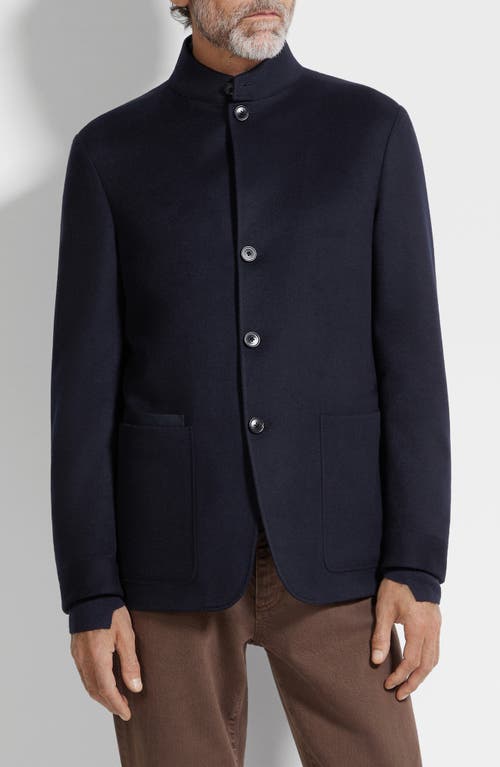 Zegna Oasi Cashmere Il Conte Jacket In Blue