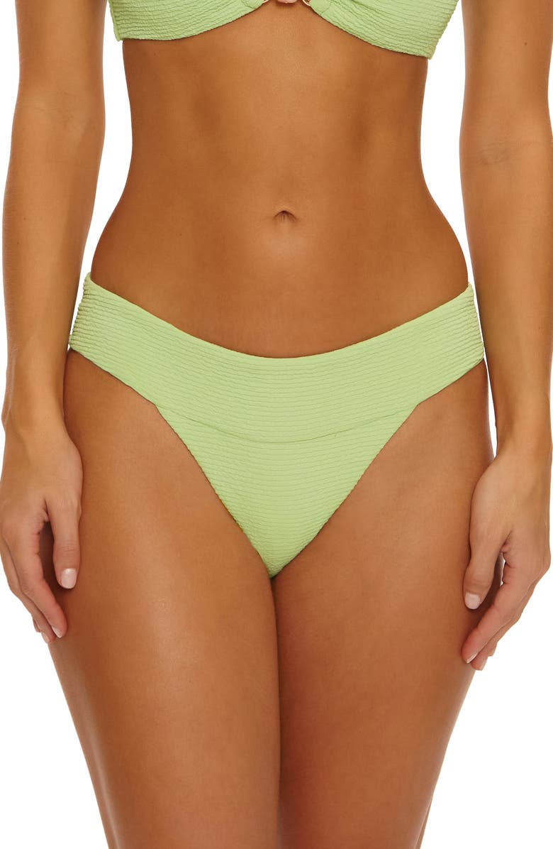 Isabella Rose Isola Bella Maui Banded Bikini Bottoms, Main, color, 