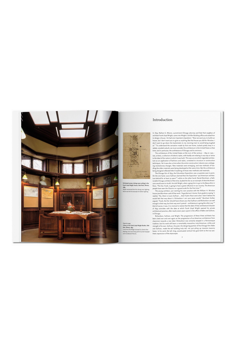 F L Wright Book, Alternate, color, White