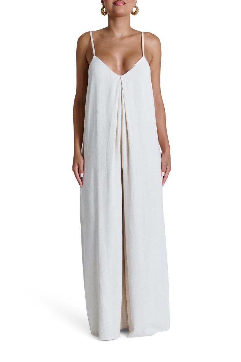 Wide Leg Jumpsuit, Main, color, CREAM