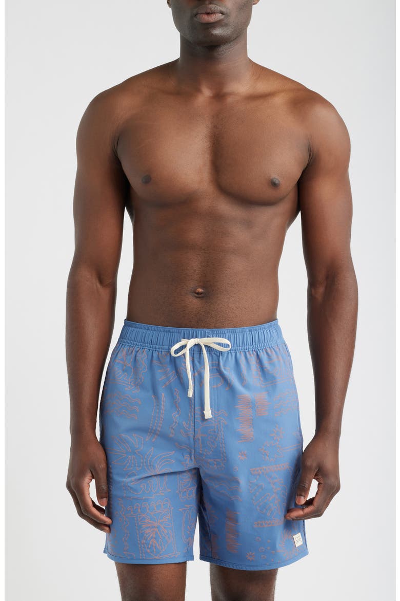 Coastal Prestige Board Shorts, Main, color, BLUE HORIZON