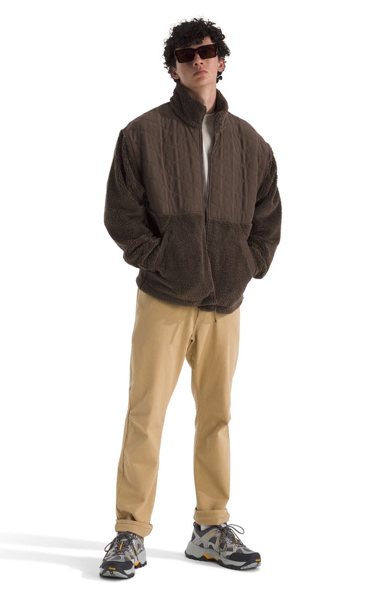 The North Face Cabin Fleece Jacket, Alternate, color, Smokey Brown
