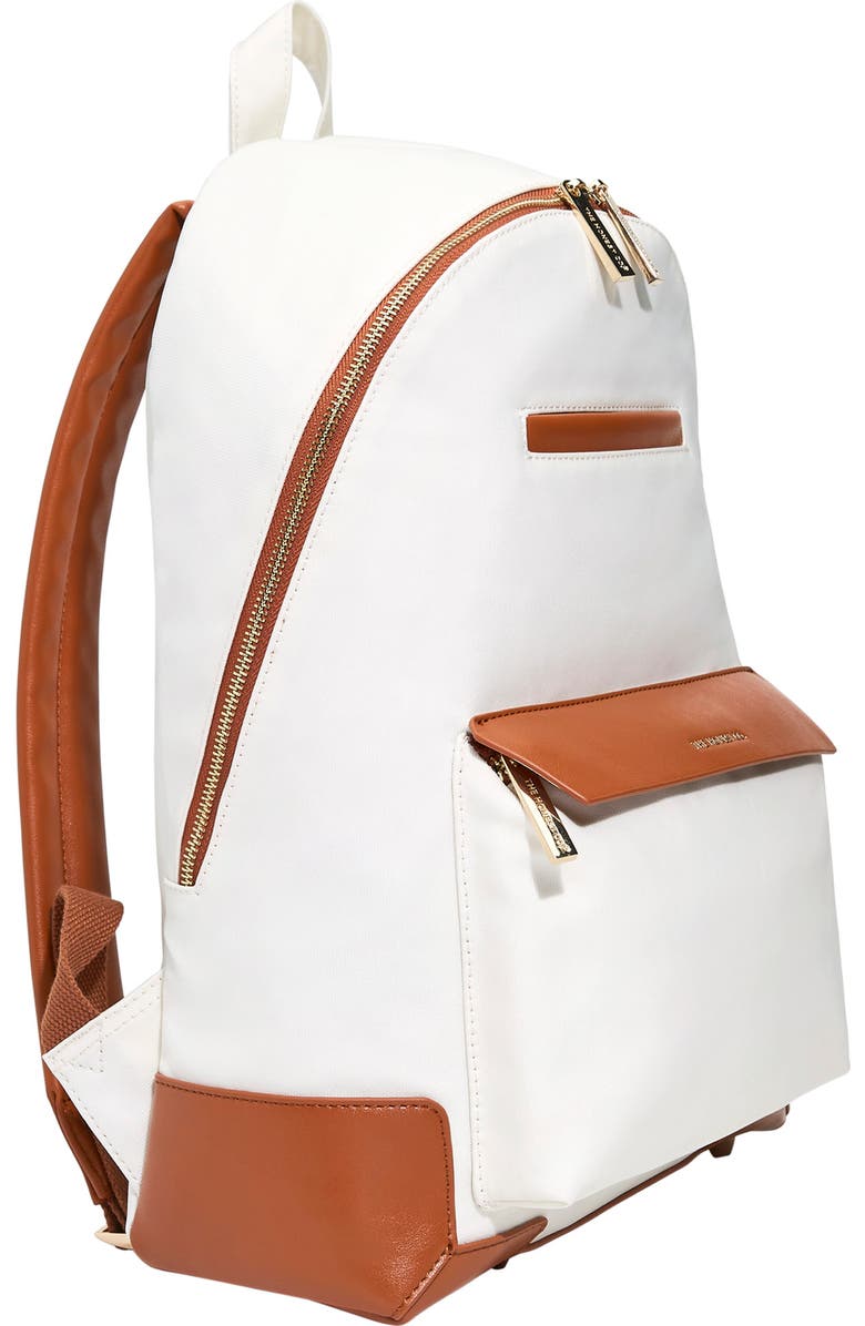 The Honest Company Uptown Coated Canvas Diaper Backpack, Alternate, color,
