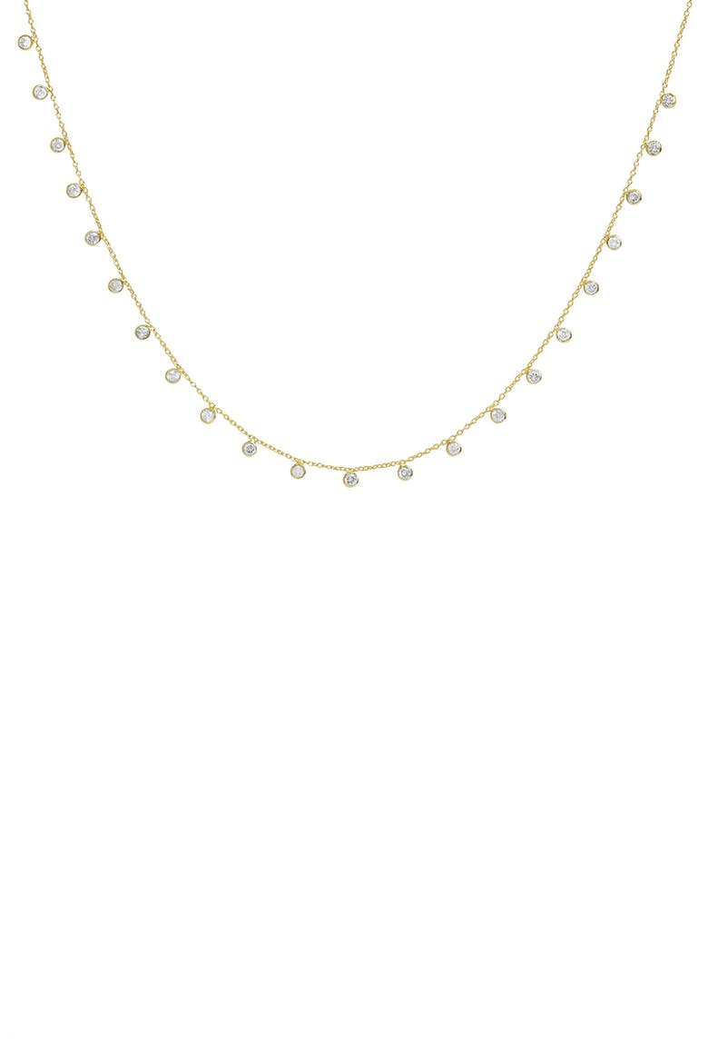 Orsay Charm Necklace, Main, color, CLEAR CZ