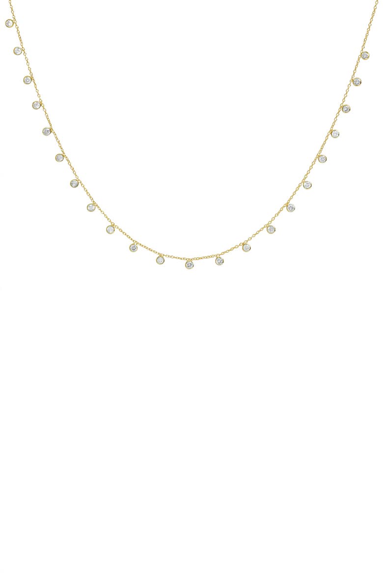 Dean Davidson Orsay Charm Necklace, Main, color, Clear Cz