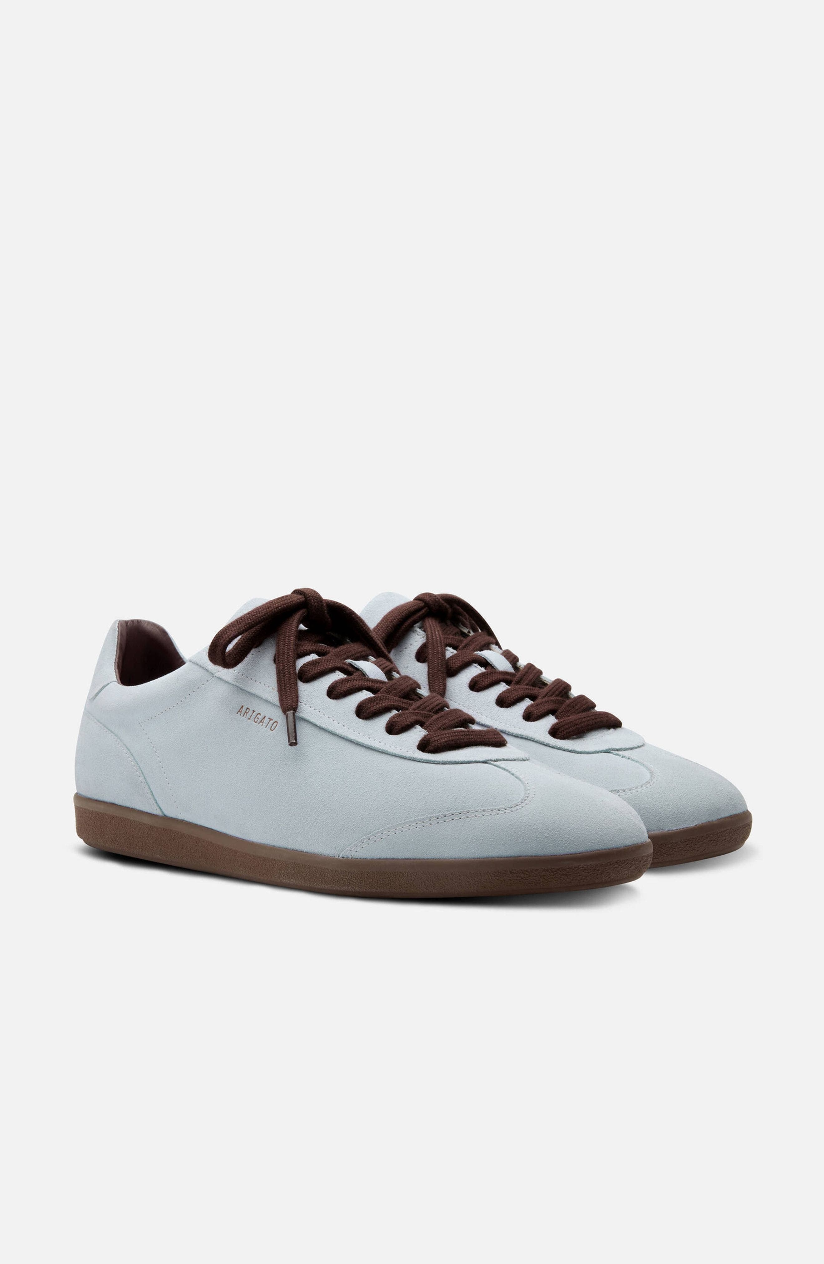 Axel Arigato Zane Suede Sneaker - Men's, Alternate, color, Light Blue/Dark Brown