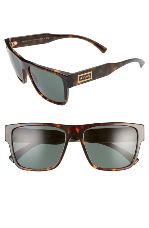 56mm Flat Top Sunglasses