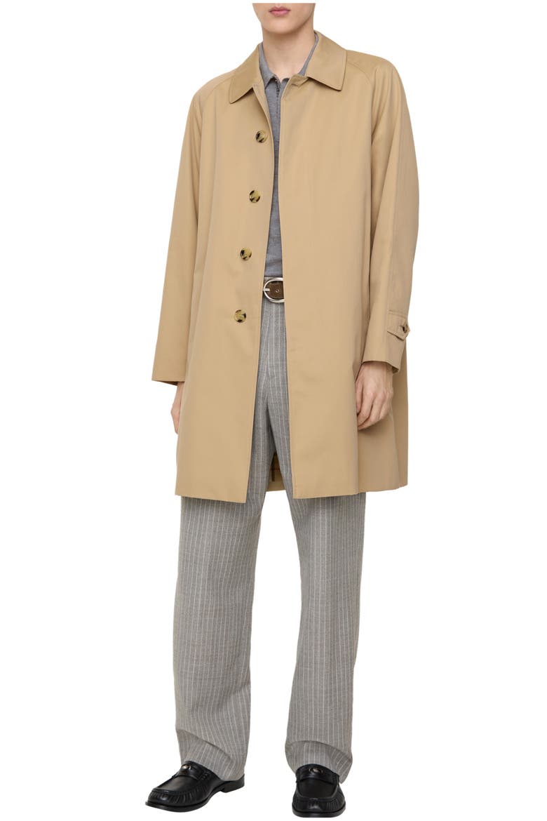 Mid-length Camden Heritage Car Coat, Main, color, Honey beige