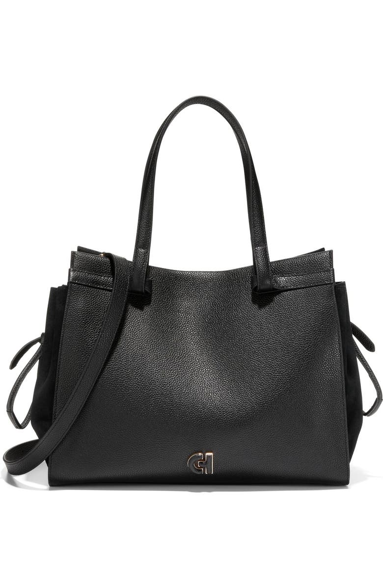 Cole Haan Grand Ambition Leather Cinched Satchel Bag, Main, color,