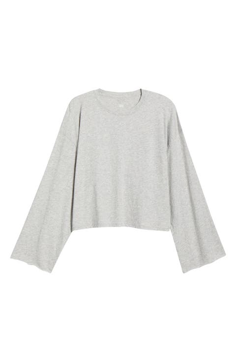 Organic Pima Cotton Long Sleeve Lounge T-Shirt