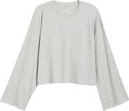Lunya Organic Pima Cotton Long Sleeve Lounge T-Shirt