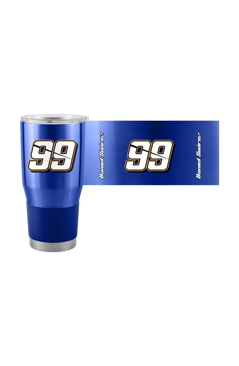 LOGO BRANDS Daniel Suarez 30oz. Game Day Stainless Steel Tumbler, Main, color, Royal