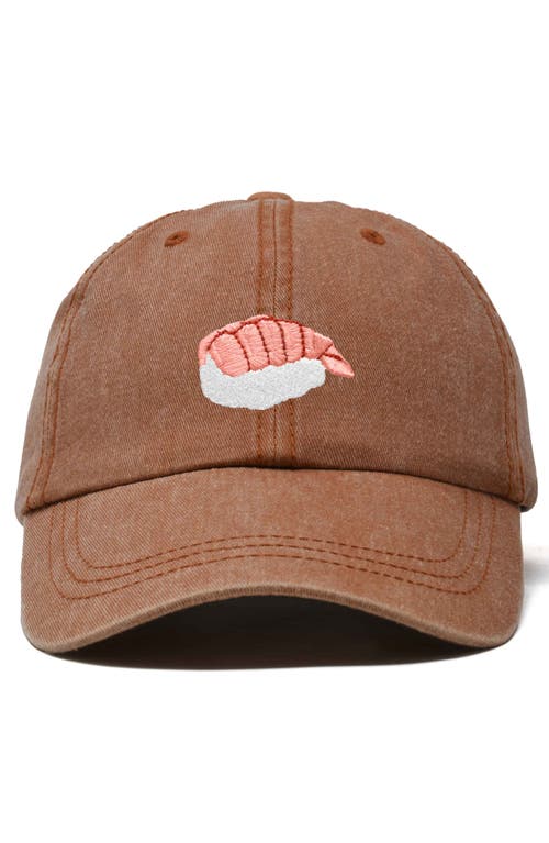 DALIX DALIX SHRIMP SUSHI EMBROIDERED DAD CAP 
