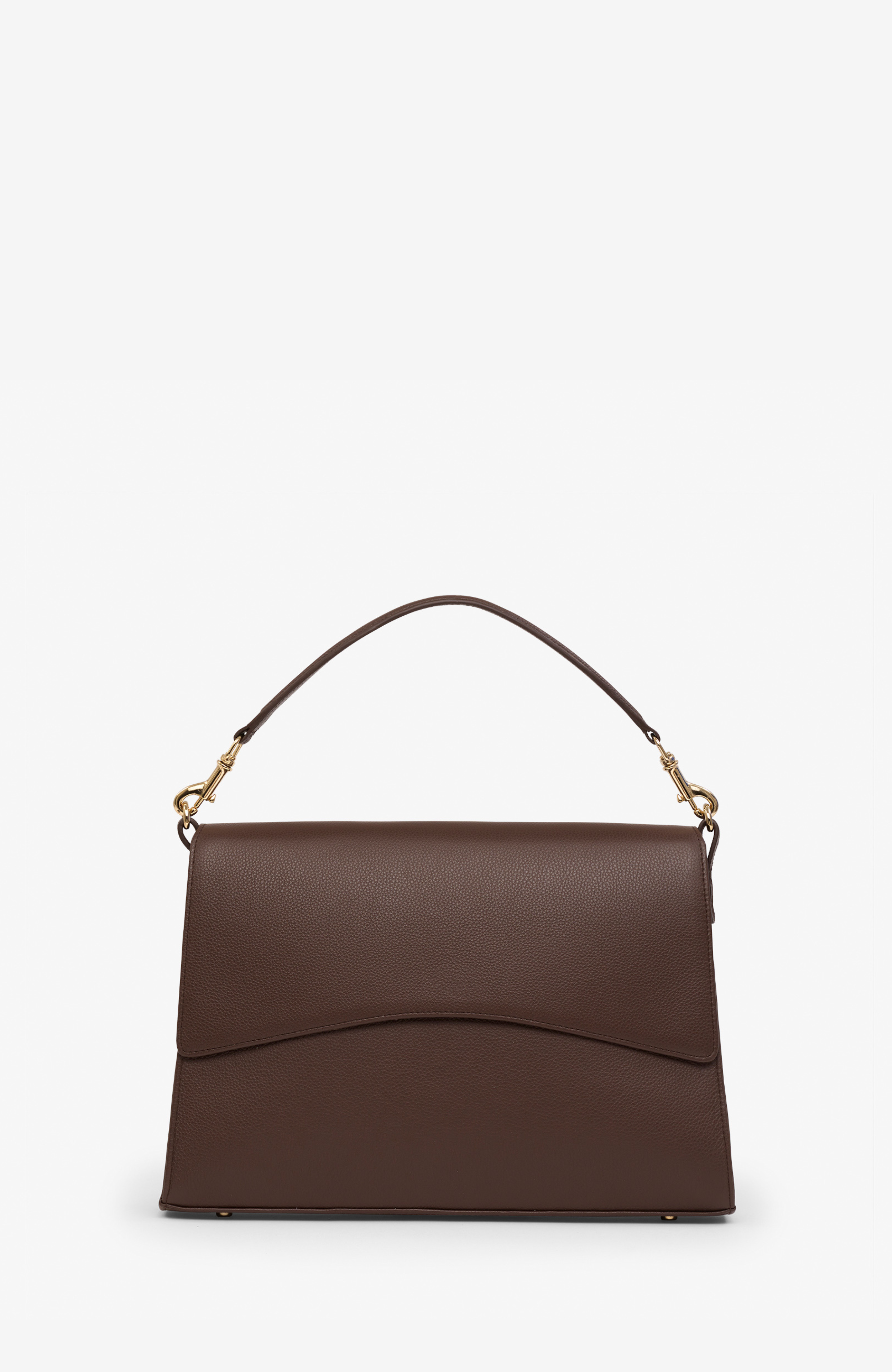 BY BANOO Classic Slim Briefcase, Main, color, Mocha/Gold