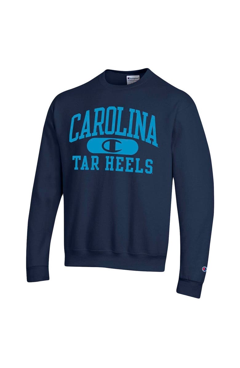 Champion Men's Champion Navy North Carolina Tar Heels Arch Pill Sweatshirt, Alternate, color, 