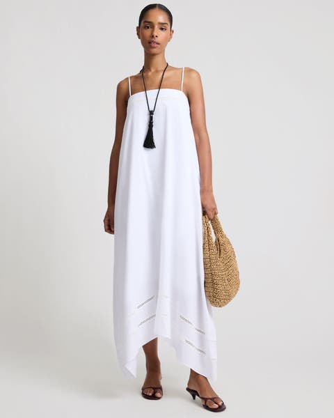 Square Neck Handkerchief Dress