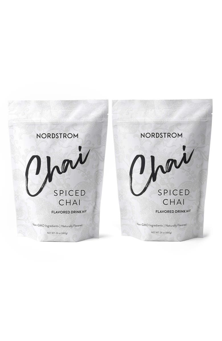 FRANZESE 2-Pack Spiced Chai Flavored Drink Mix Bags, Main, color, White