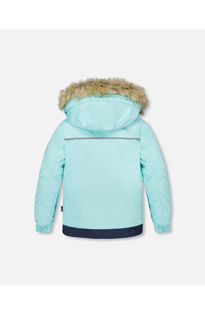 Deux par Deux Two-Piece Play Snowsuit Flower, Alternate, color, Blue