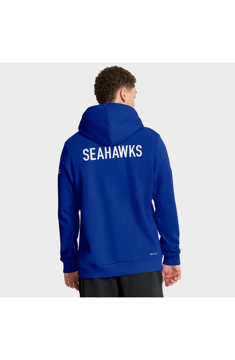 Nike Men's Nike Royal Seattle Seahawks Sideline Offensive Set Play Performance Pullover Hoodie, Alternate, color, Royal