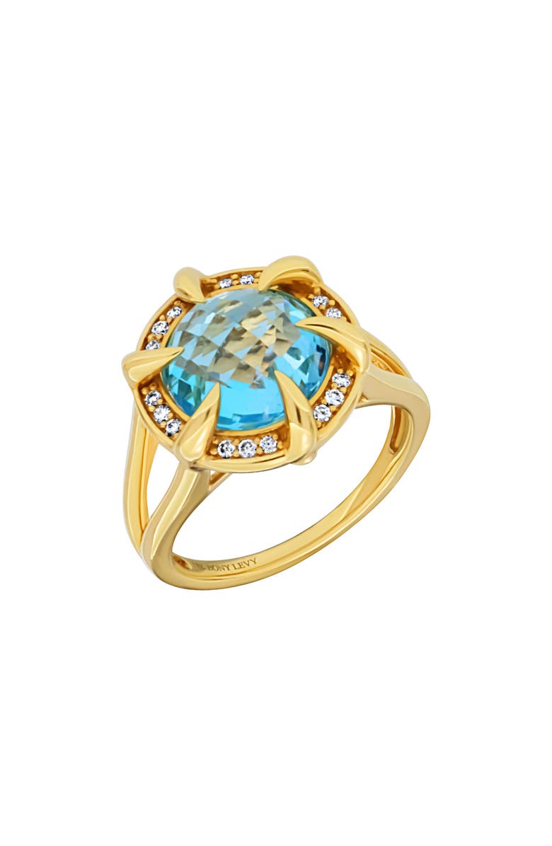 Bony Levy Iris Blue Topaz Statement Ring - 0.122ct., Main, color, 