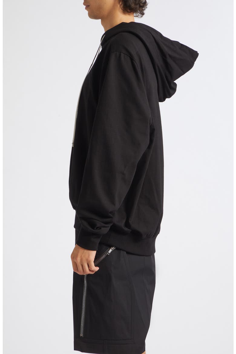 Temple Oversize Hoodie, Alternate, color, BLACK
