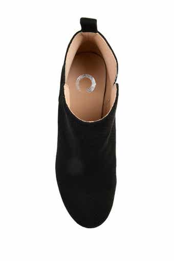 Journee Collection Mylee Perforated Wedge Bootie