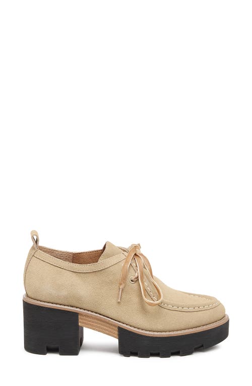 Kelsi Dagger Brooklyn Olga Lug Loafer Heels In Brown