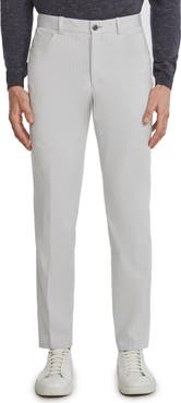 Jack Victor Pinstripe Five-Pocket Taper Leg Pants