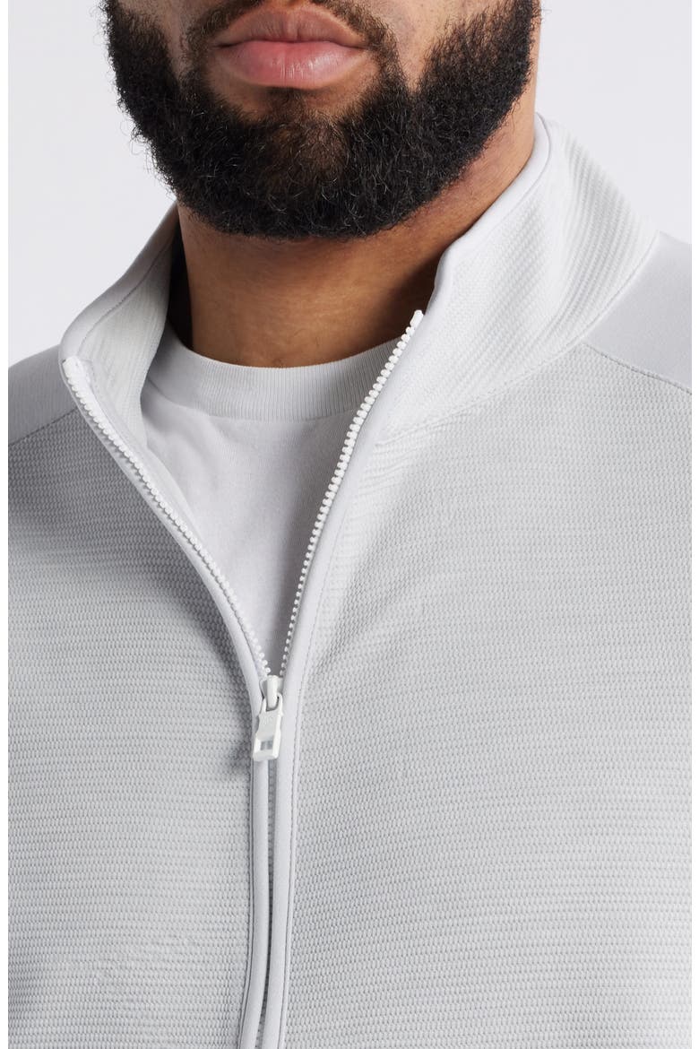 Vista Hybrid Performance Zip Jacket, Alternate, color, BRITISH GREY