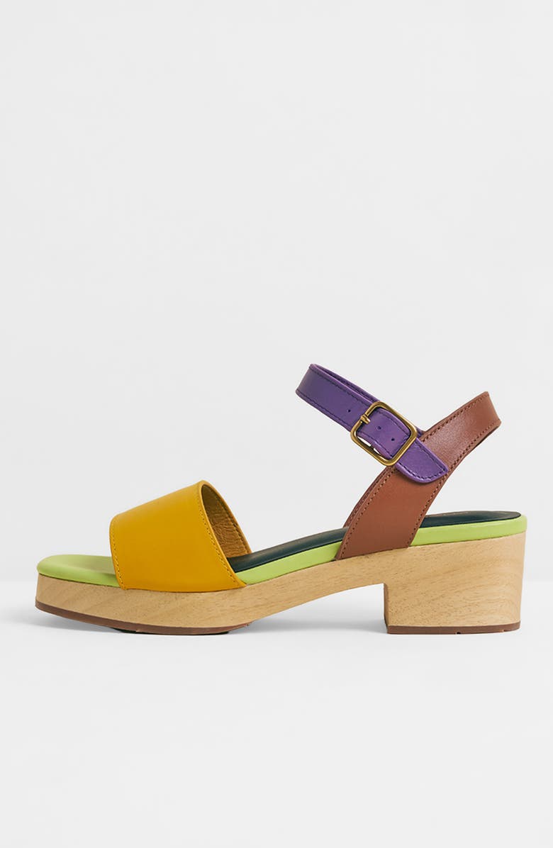 Charlotte Stone Allie Clog Sandal, Alternate, color, Nassau