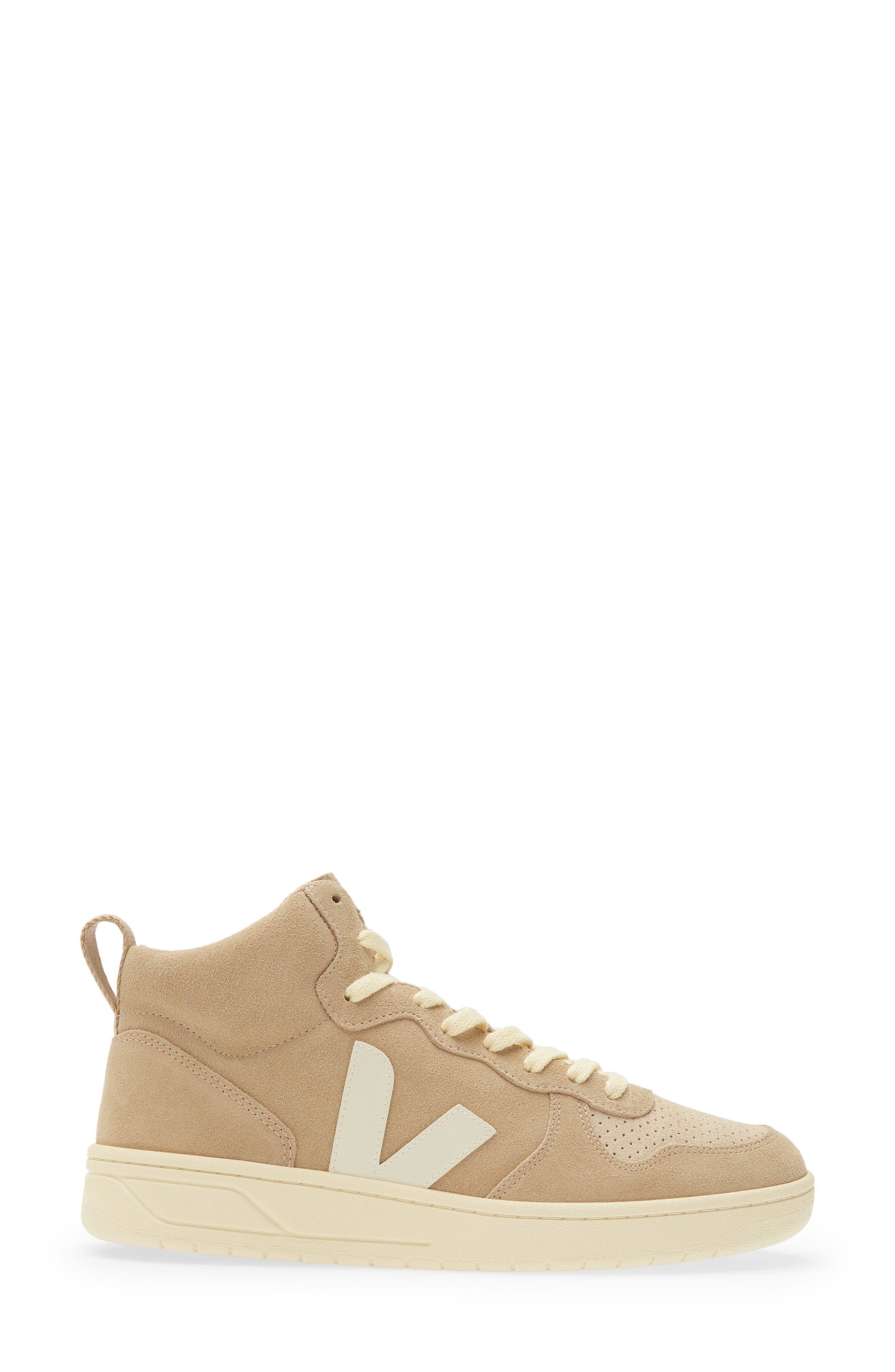 Veja V-15 Suede High Top Sneaker, Alternate, color, 