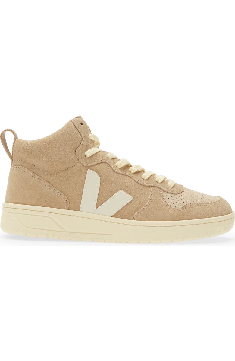 Veja V-15 Suede High Top Sneaker, Alternate, color,