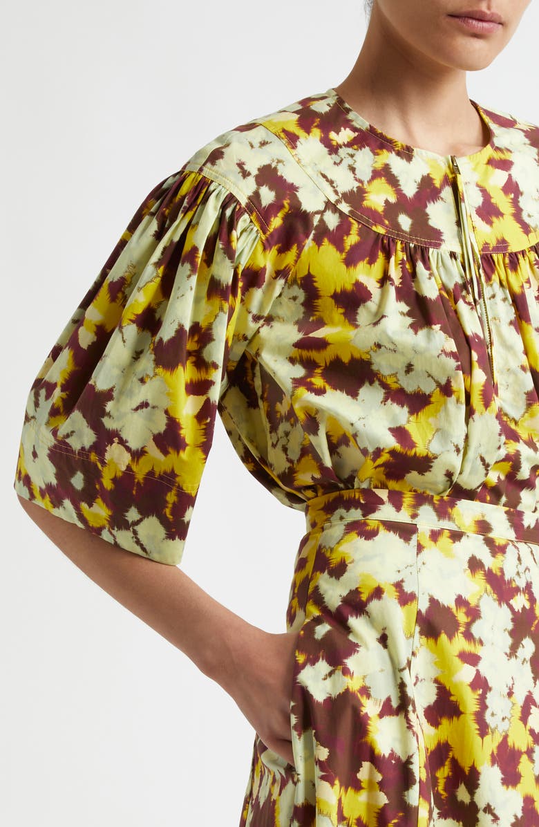 Ulla Johnson Lux Print Crop Top, Alternate, color, Acacia