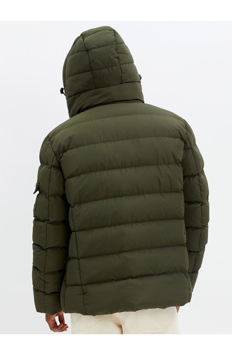 Point Zero QUILTED PUFFER JACKET, Alternate, color, Leek