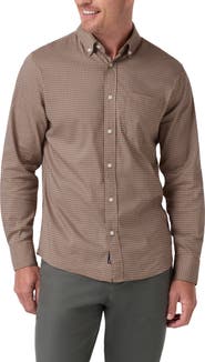 Mizzen+Main Kennedy Trim Fit Grid Button-Down Shirt