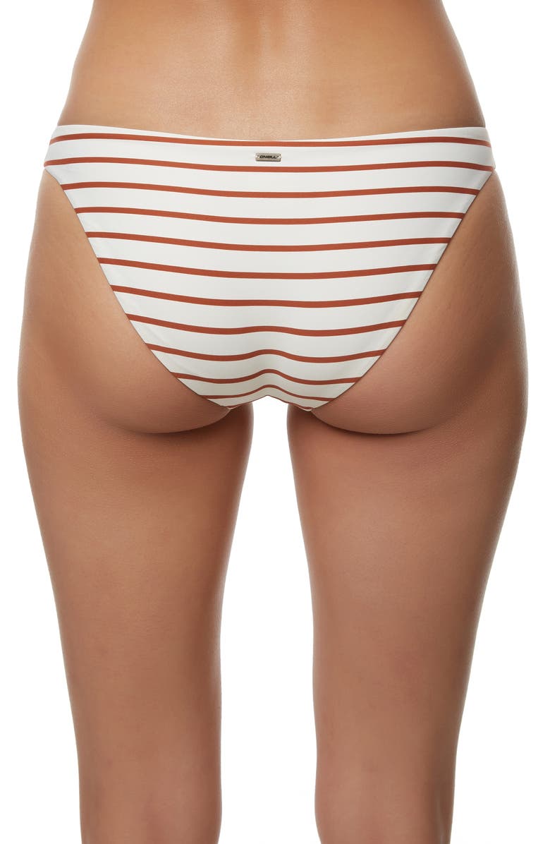 O'Neill Karmen Stripe Bikini Bottoms, Alternate, color,